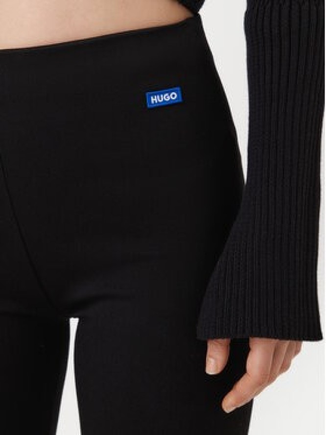 HUGO Spodnie materiałowe 50531189 Czarny Regular Fit