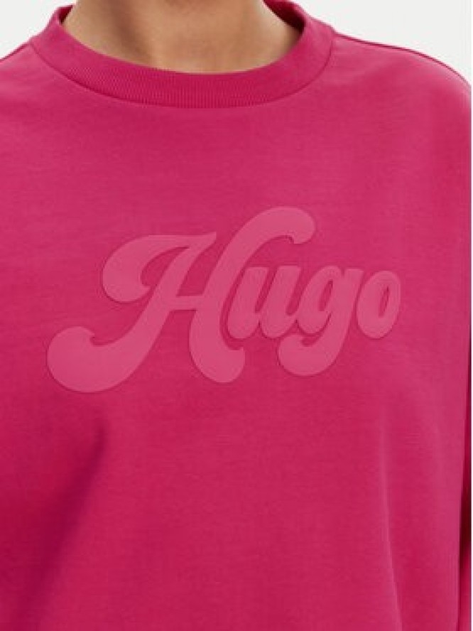 HUGO Bluza Deroxina 50541169 Różowy Relaxed Fit