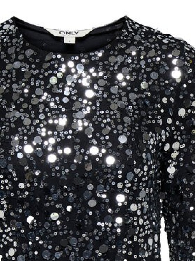 ONLY Sukienka koktajlowa Anika 15358384 Czarny Loose Fit