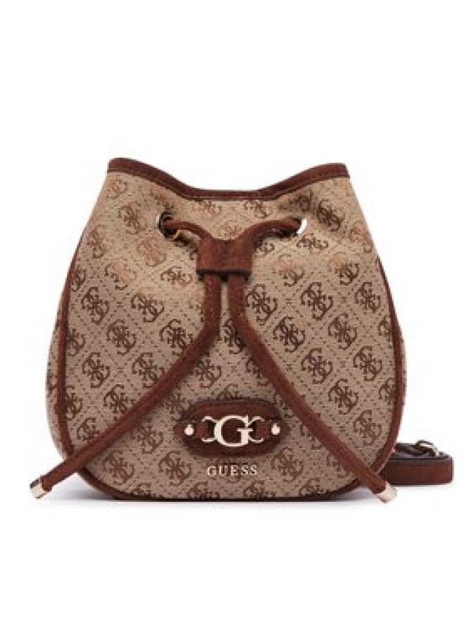 Guess Torebka Samantha Mini HWJG23 13770 Brązowy