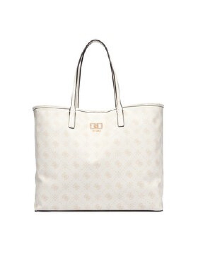 Guess Torebka Emelie Logo HWGP99 28240 Kremowy
