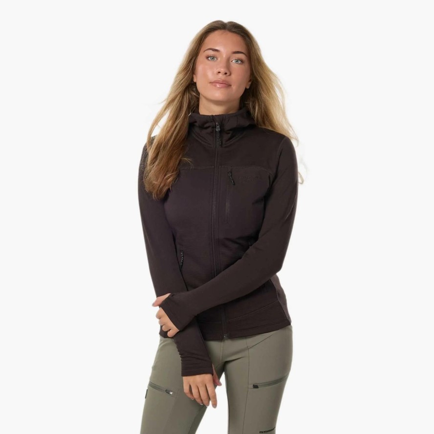 Bluza Z Kapturem Rozpinana Kobieta Oddychający