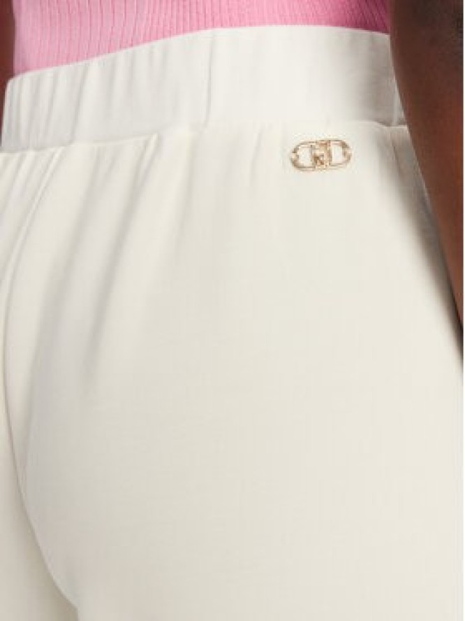 Liu Jo Sport Spodnie dresowe TA5229 J4869 Biały Relaxed Fit