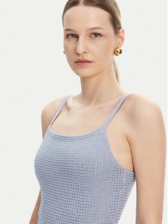 Guess Sukienka dzianinowa W5GK45 Z3MN2 Niebieski Regular Fit