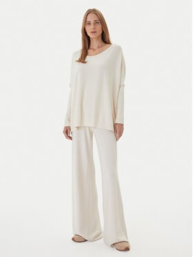 Kontatto Sweter 3M0802C Écru Relaxed Fit