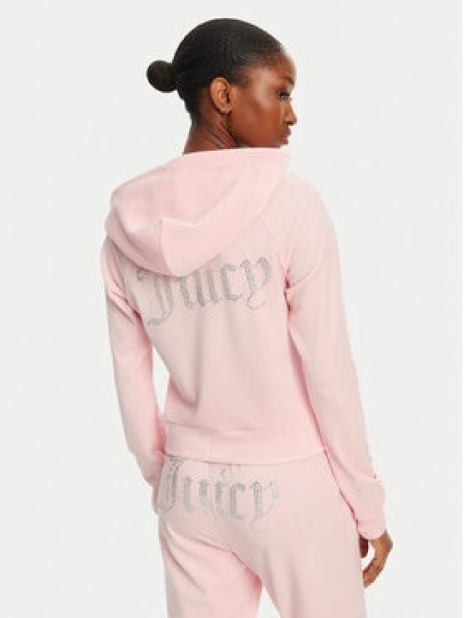 Juicy Couture Bluza Madison JCWA122001 Różowy Slim Fit