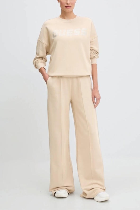 GUESS Beżowa damska bluza Primula, Rozmiar S