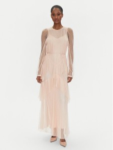 TWINSET Sukienka letnia 251TP2510 Różowy Regular Fit