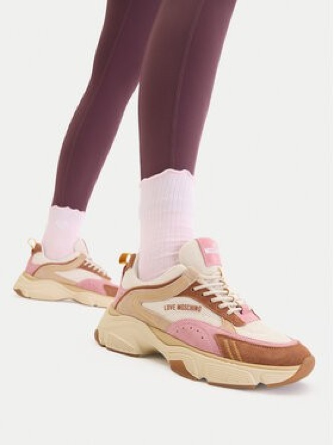LOVE MOSCHINO Sneakersy JA15426G1OIQ511A Kolorowy