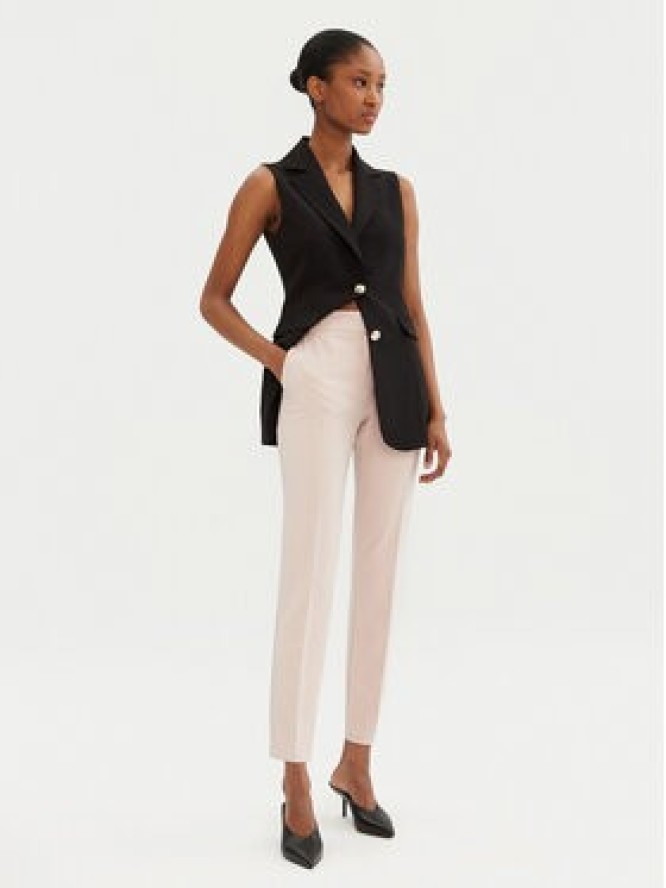 Rinascimento Spodnie materiałowe CFC0122741003 Różowy Regular Fit