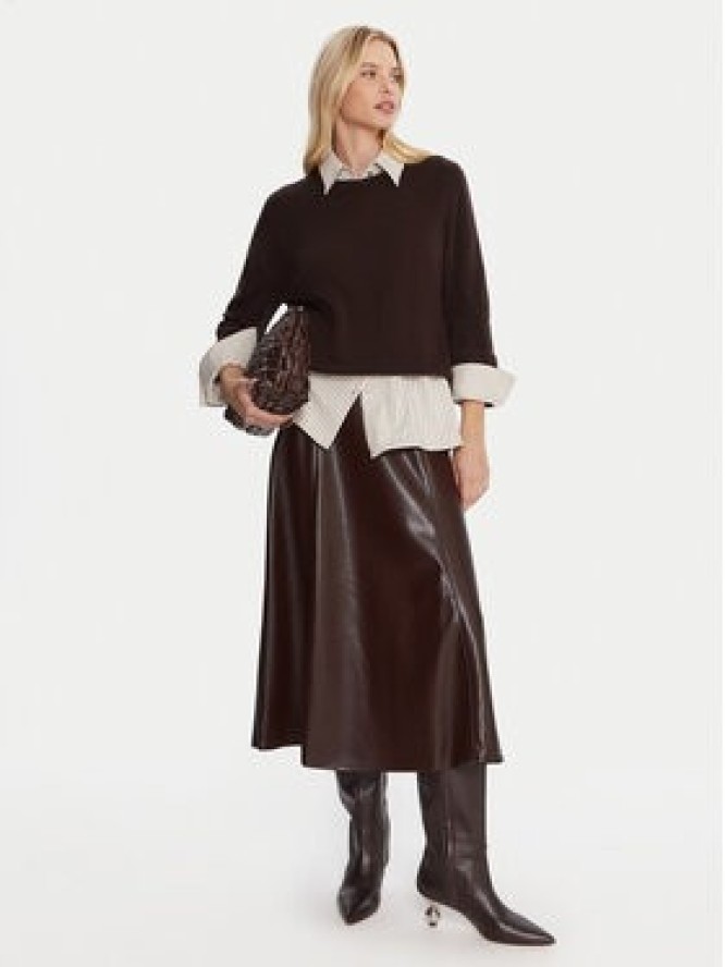 Marella Sweter Alaska 2525366102 Brązowy Regular Fit