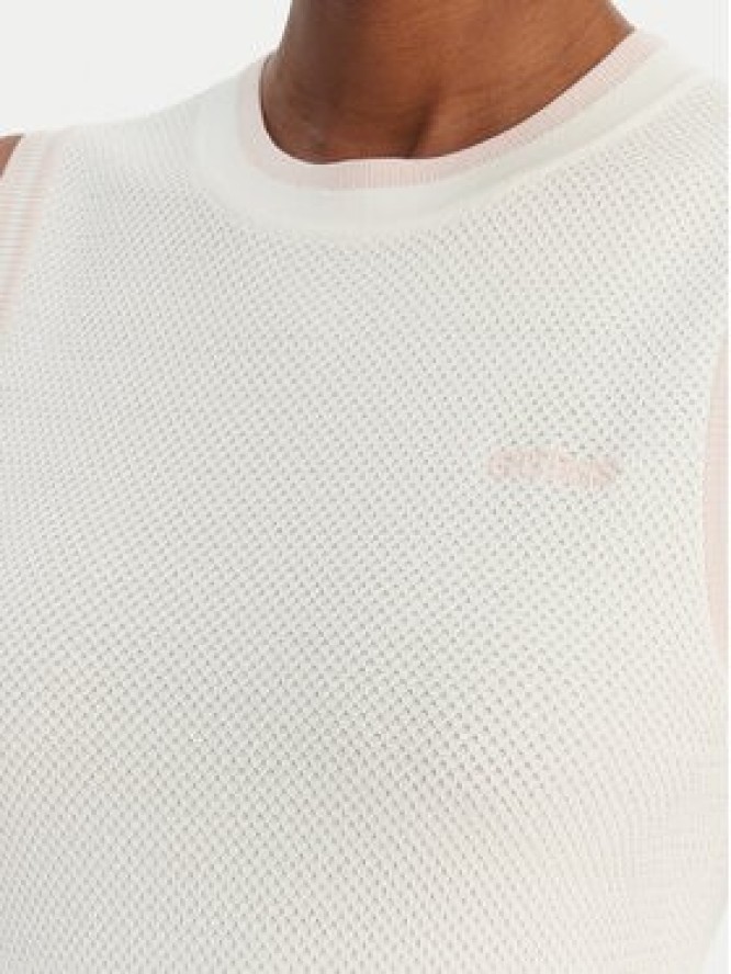 Guess Sukienka dzianinowa V6GK04 Z0648 Biały Regular Fit