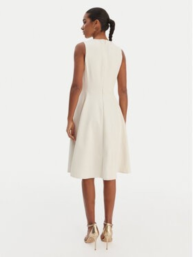 LAUREN RALPH LAUREN Sukienka koktajlowa 200980935002 Écru Slim Fit