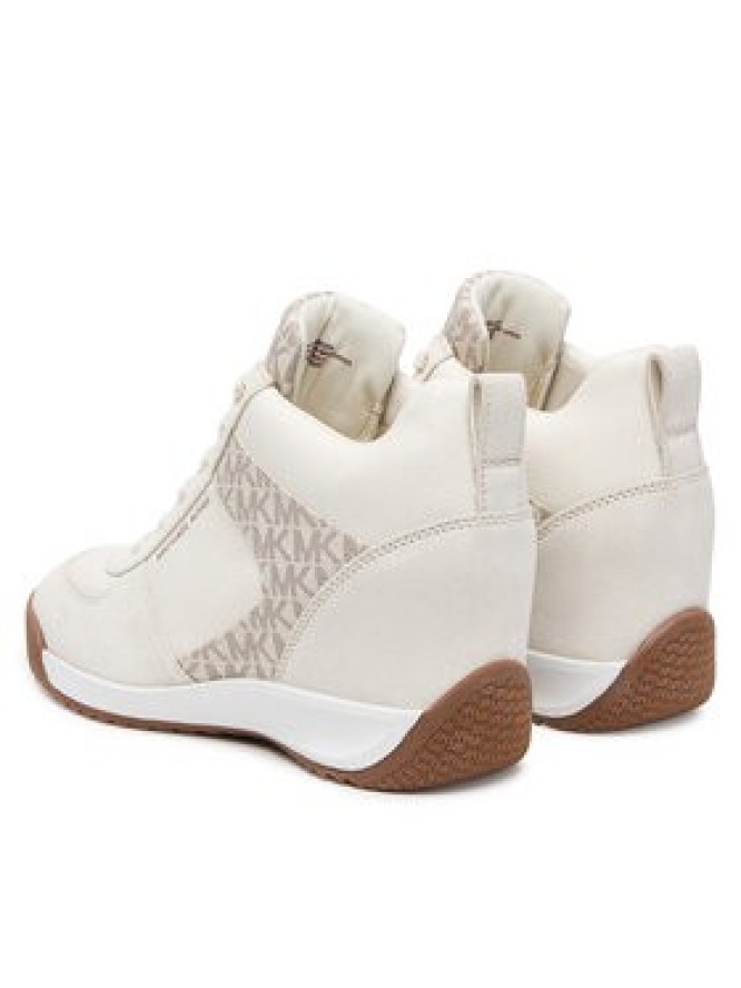 MICHAEL Michael Kors Sneakersy Nikko S2 Wedge Trainer 43F6NKFS4S Kremowy