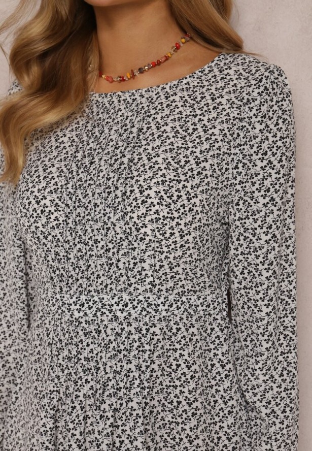 Biało-Czarna Sukienka Bathetis