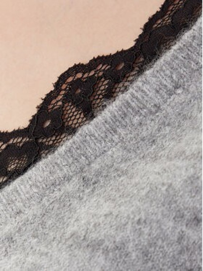 ONLY Sweter Manifesta 15329229 Szary Regular Fit