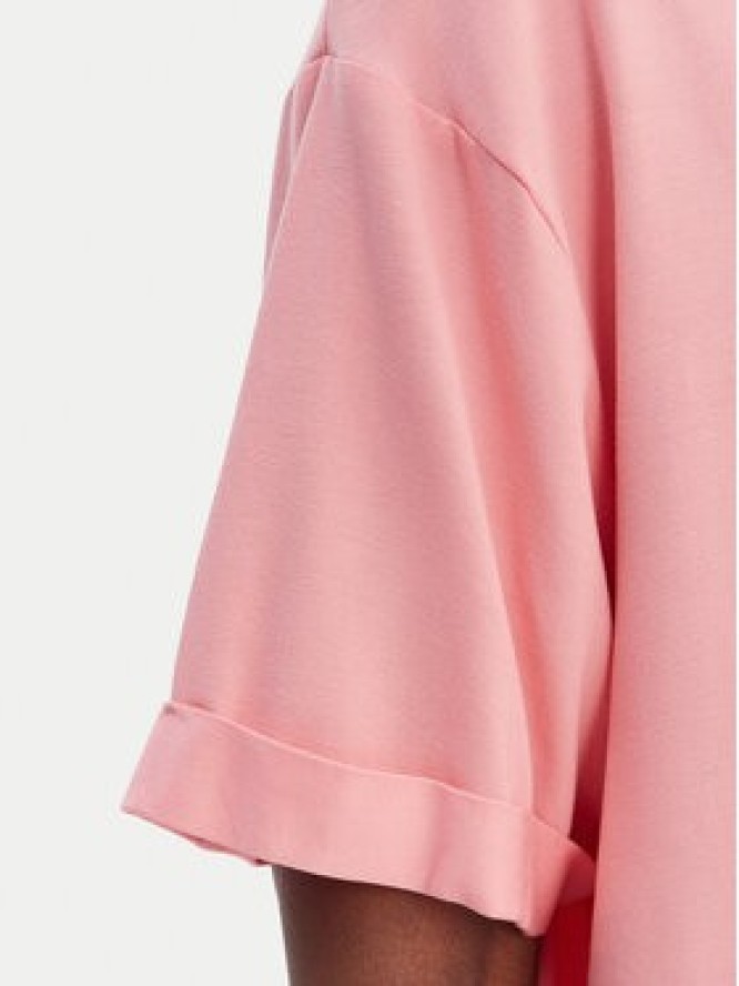 Guess T-Shirt E5GI07 K68D2 Różowy Regular Fit