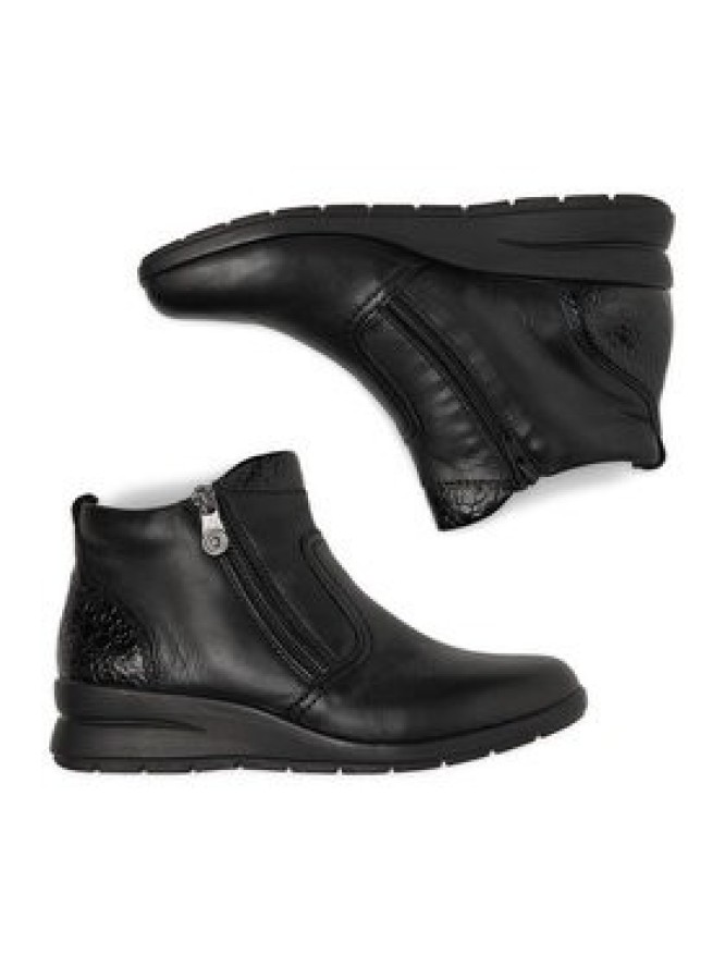 Rieker Botki L4861-00 Czarny