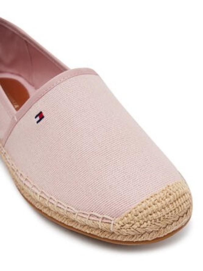 Tommy Hilfiger Espadryle Flag Canvas Espadrille FW0FW08541 Różowy