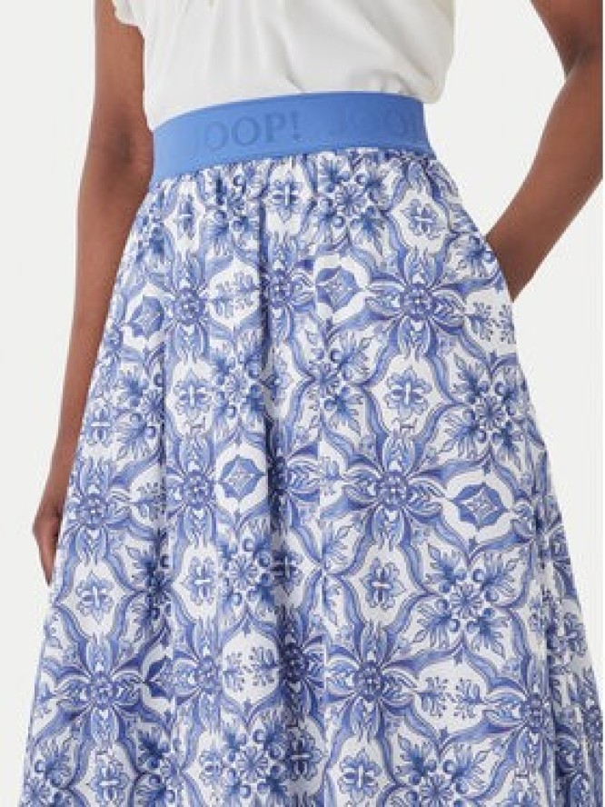 JOOP! Spódnica midi Saki2 30102101 Niebieski Regular Fit