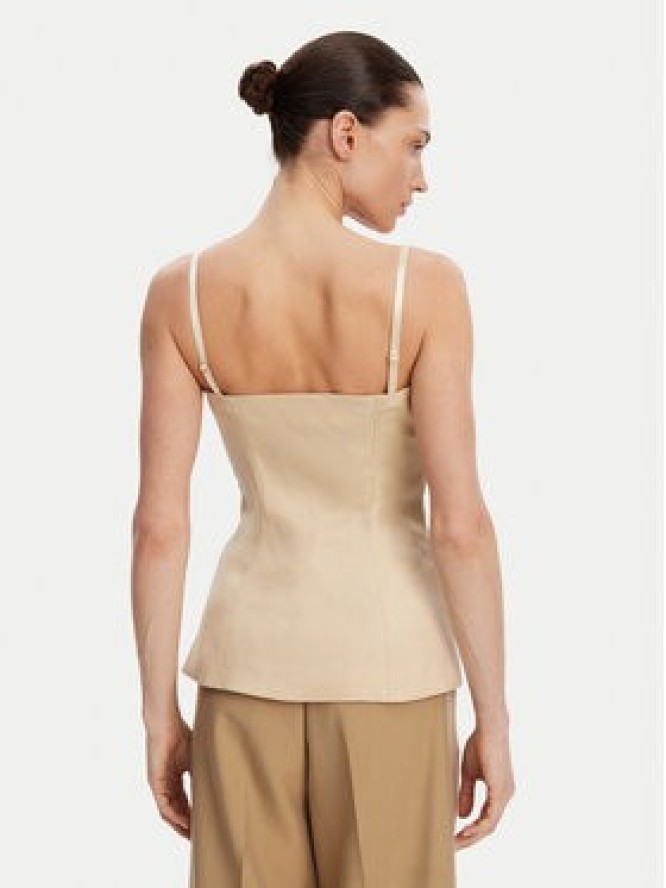 Guess Top W5GH0L WH5L2 Beżowy Regular Fit