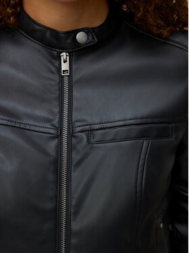 Vero Moda Kurtka z imitacji skóry Amanda 10331229 Czarny Regular Fit