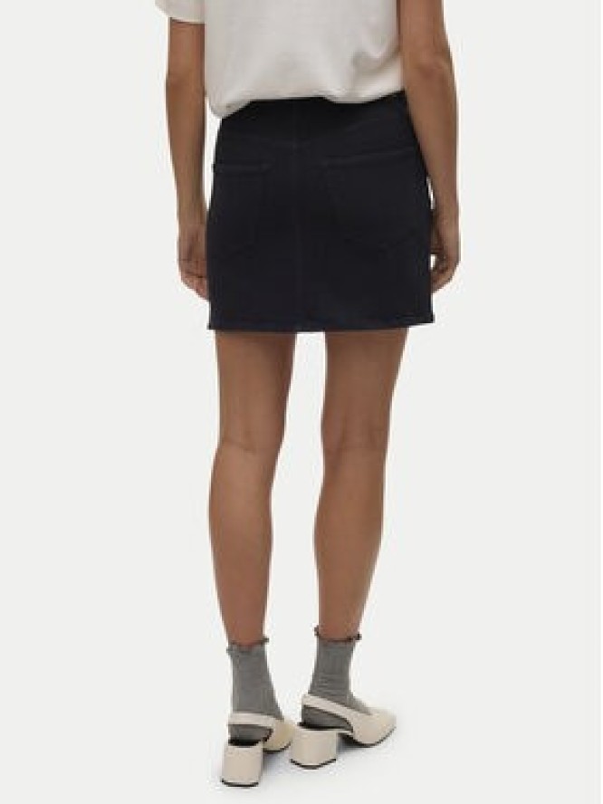 Vero Moda Spódnica jeansowa Tessa 10301536 Czarny Regular Fit
