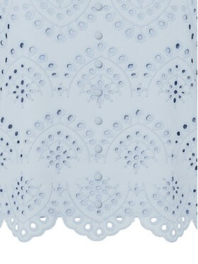 Pieces Top Vilde 17156563 Błękitny Regular Fit