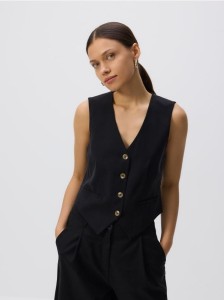 Kamizelka graniturowa - czarny