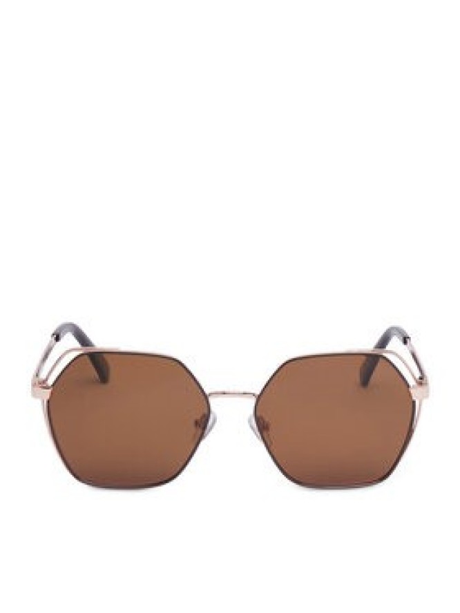 Nine West Okulary przeciwsłoneczne CEO-NW55240S Złoty