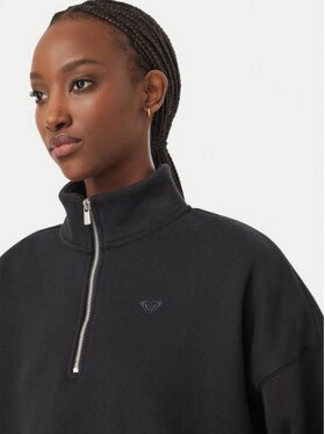 Roxy Bluza Everfree ERJFT05137 Czarny Regular Fit