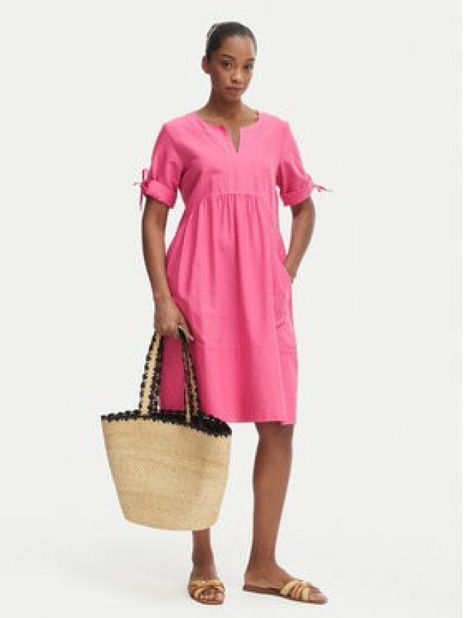 Iconique Sukienka letnia Jade IC26-077 Różowy ciemny Relaxed Fit