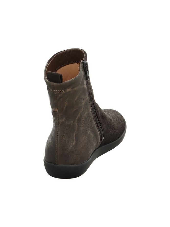 Think! Skórzane botki w kolorze brązowym rozmiar: 40,5