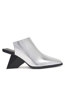 United Nude Klapki Rockit Mule III 1104214116 Srebrny