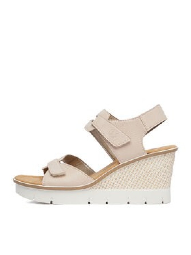 Rieker Sandały 68556-31 Beżowy