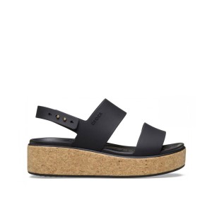 Sandały dla Kobiet Crocs Brooklyn Cork Low Wedge
