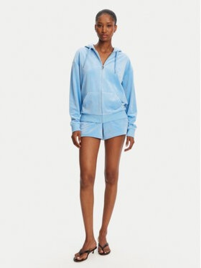 Juicy Couture Bluza Halan JCWAS24342 Niebieski Oversize