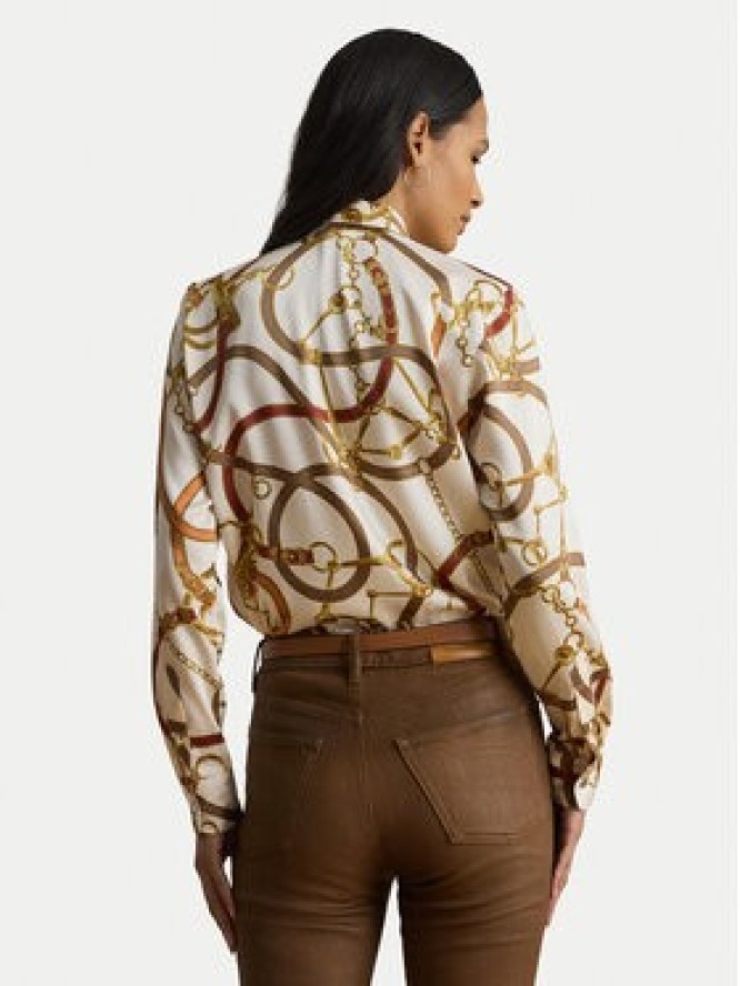 LAUREN RALPH LAUREN Koszula 200979807001 Biały Straight Fit