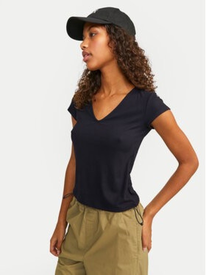 JJXX T-Shirt Hayden 12249361 Czarny Slim Fit
