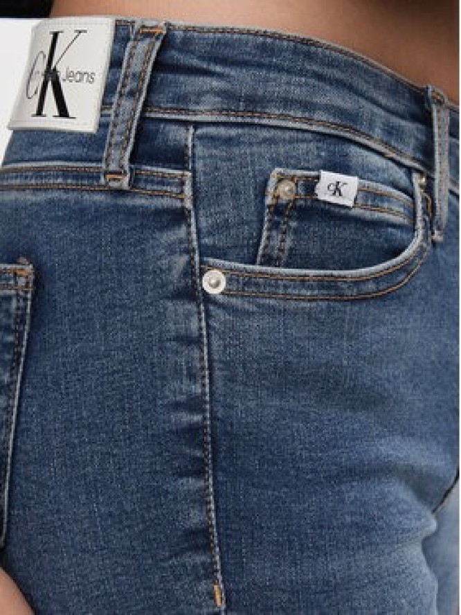 Calvin Klein Jeans Jeansy J20J221581 Niebieski Skinny Fit