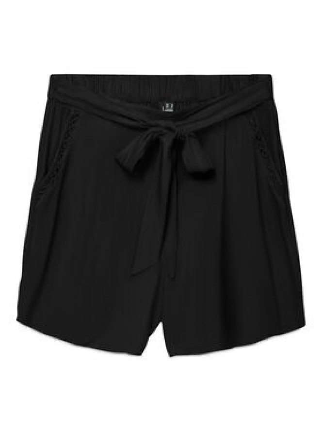 Vero Moda Szorty materiałowe Menny 10323630 Czarny Regular Fit