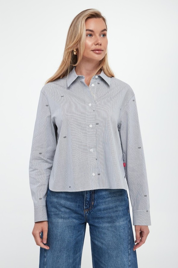 Koszula damska w paski Bhavani JOOP! JEANS