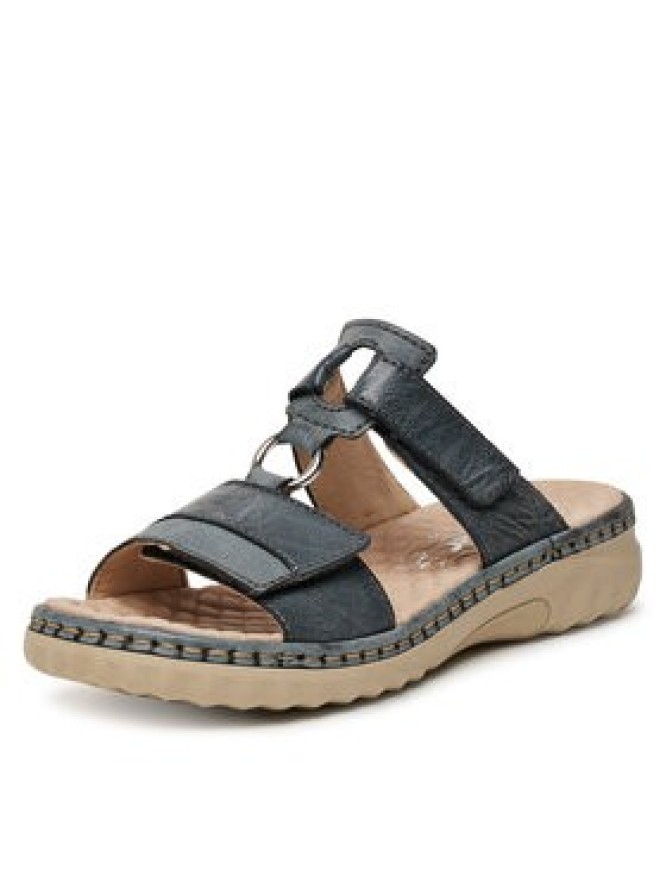 Rieker Klapki 60428-14 Niebieski