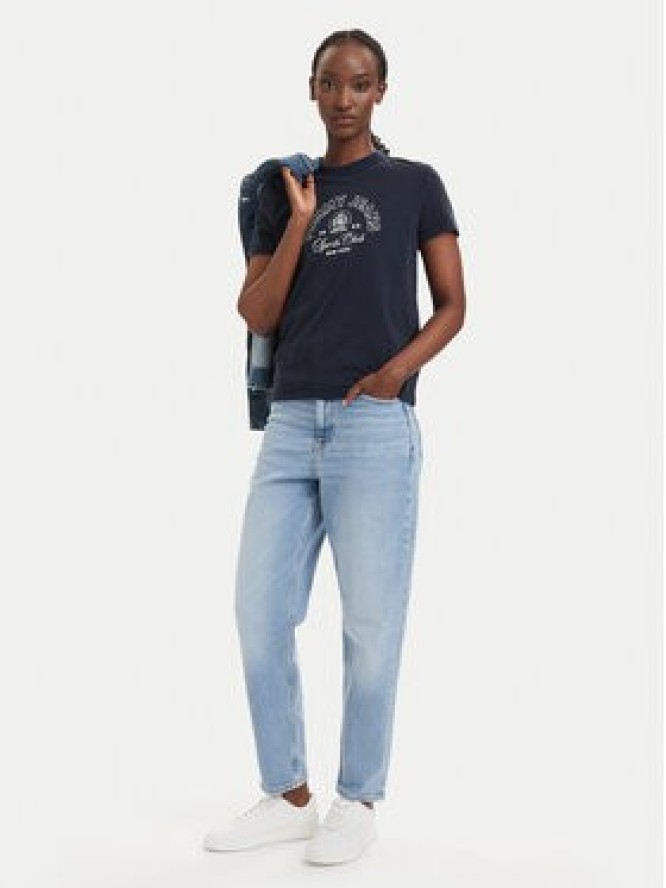 Tommy Jeans Jeansy Mom Jean Uh Tpr Bi0112 Co DW0DW20041 Niebieski Regular Fit