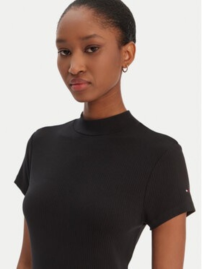 Tommy Hilfiger Sukienka codzienna WW0WW47860 Czarny Slim Fit