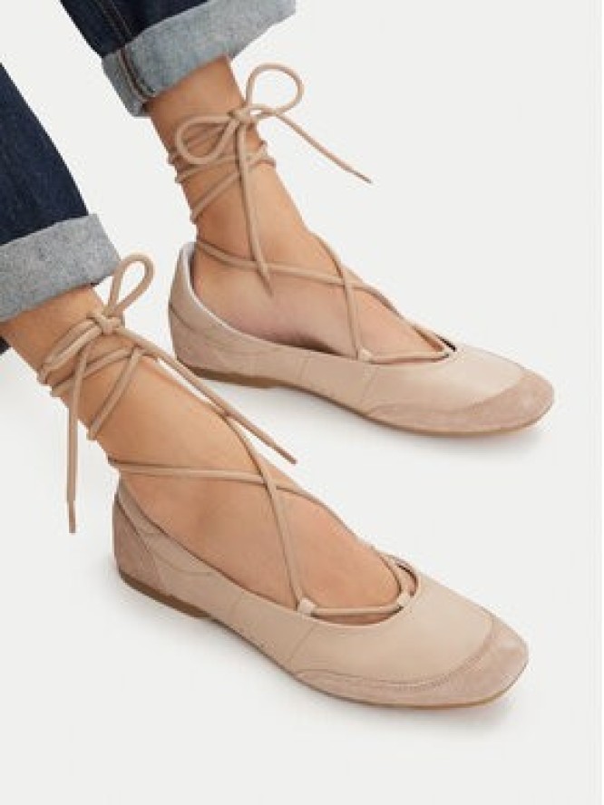 Patrizia Pepe Baleriny 8Z0123/L150-R874 Beżowy