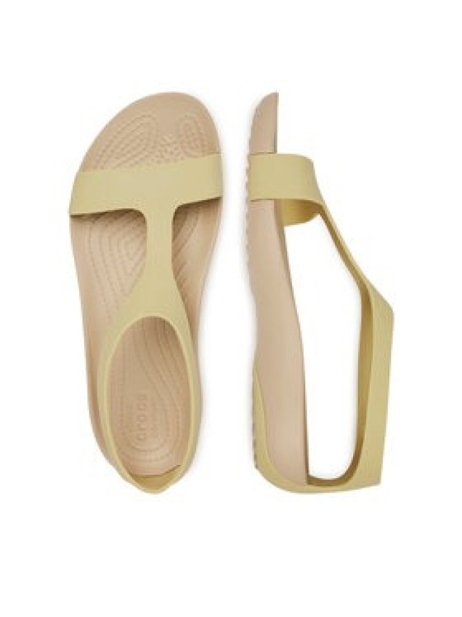 Crocs Sandały SERENA SANDAL 205469-212 Zielony