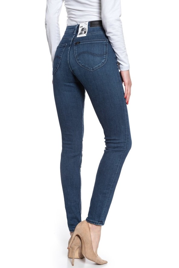 SPODNIE DAMSKIE LEE SCARLETT HIGH SITKA WORN IN L626LSJQ 112114252