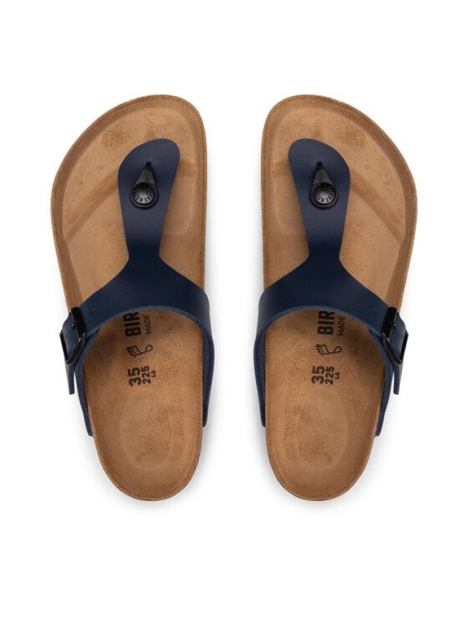 Birkenstock Japonki Gizeh 0143621 Granatowy