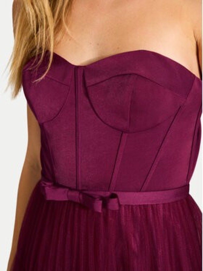 Hey Kyla Sukienka wieczorowa 5AJ009HK Bordowy Regular Fit